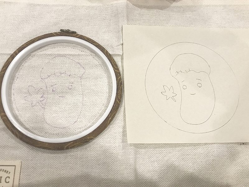 パンチニードル図案写し
